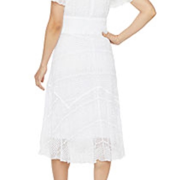 Rabbit Rabbit Rabbit Design Short Sleeve Fit + Flare Dress - Picture 2 of 5